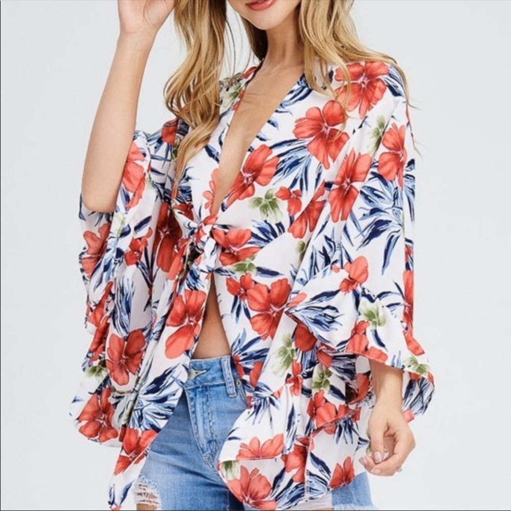SEXY Floral Crop Top